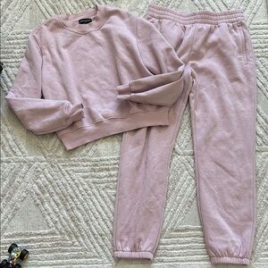 Generation love pink Sweatshirt and Jogger Set